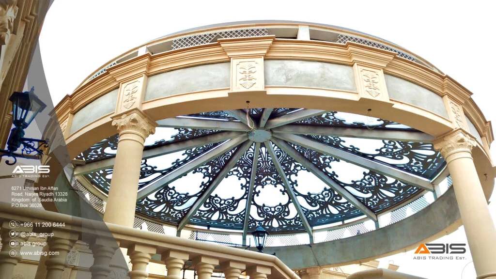 قبة متحركة سكايلايت حديد شركة أبيس